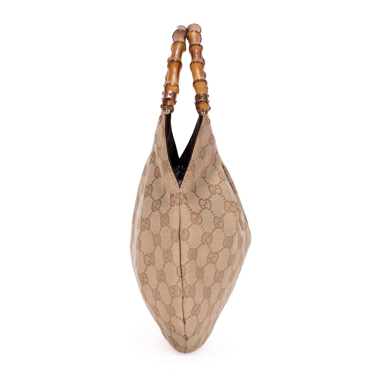 Vintage Bamboo Hobo GG Canvas Large