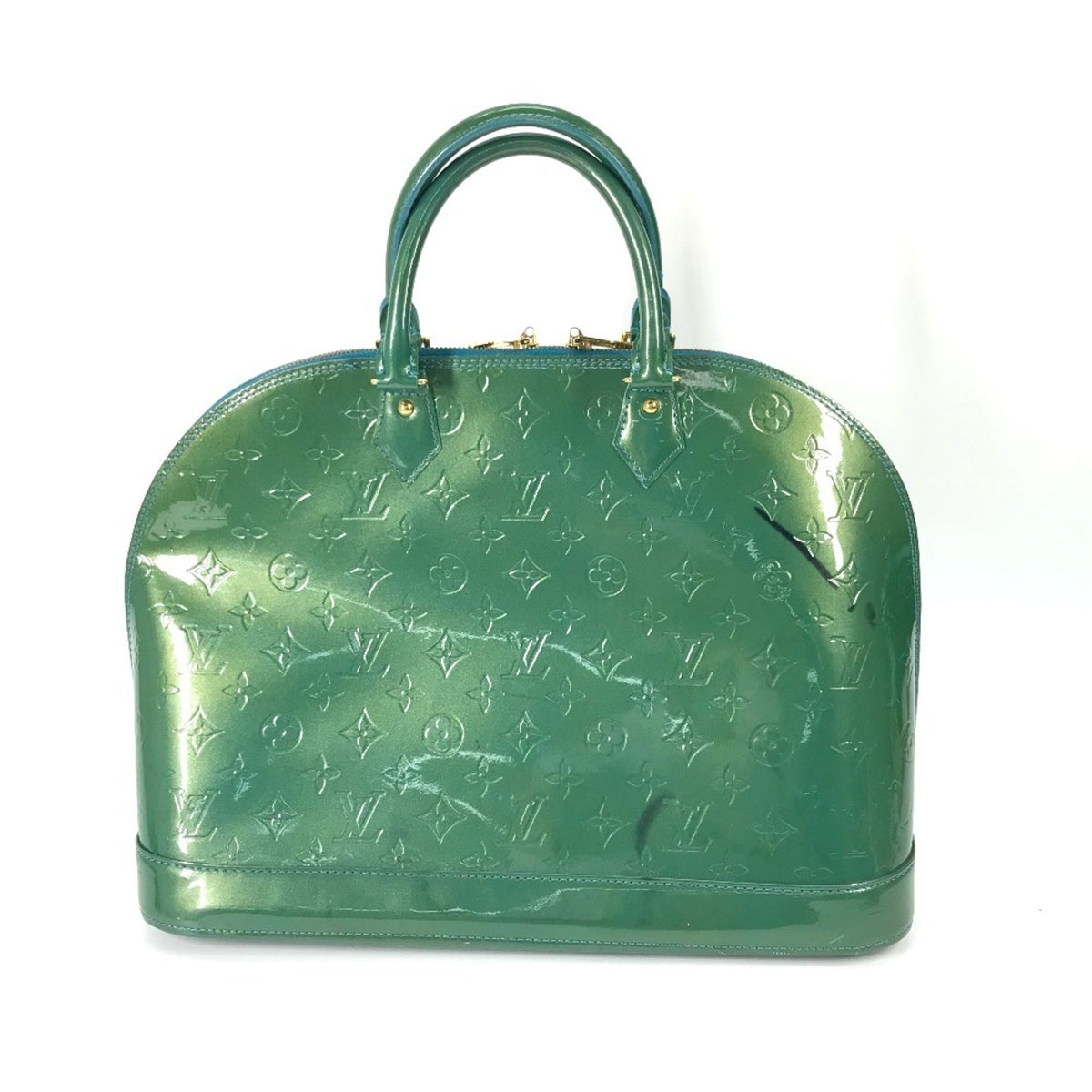 Alma Handbag Monogram Vernis GM