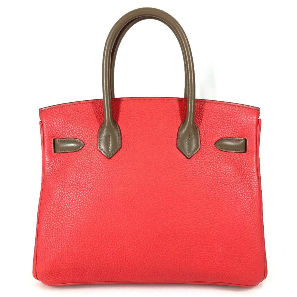 Birkin Handbag Cascade Tricolor Clemence and Swift with Brushed Palladium Hardware 30