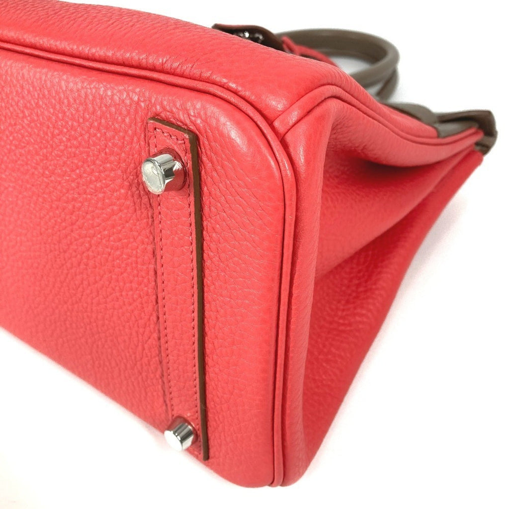 Birkin Handbag Cascade Tricolor Clemence and Swift with Brushed Palladium Hardware 30