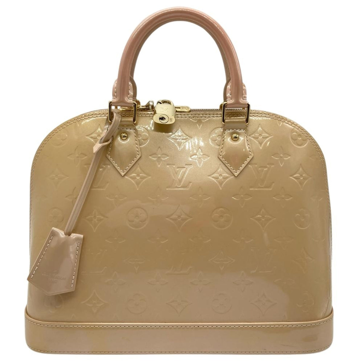 Alma Handbag Monogram Vernis PM