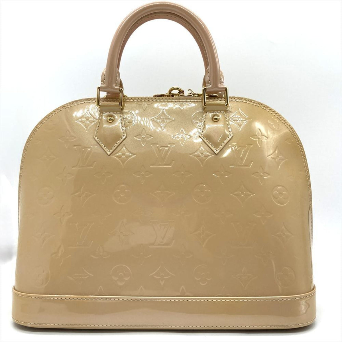 Alma Handbag Monogram Vernis PM