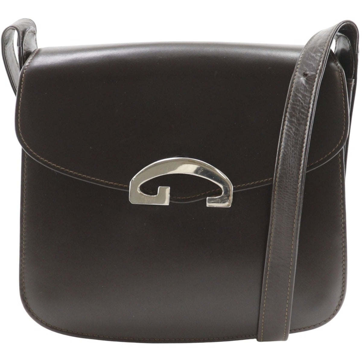 Interlocking Shoulder Bag Leather Medium