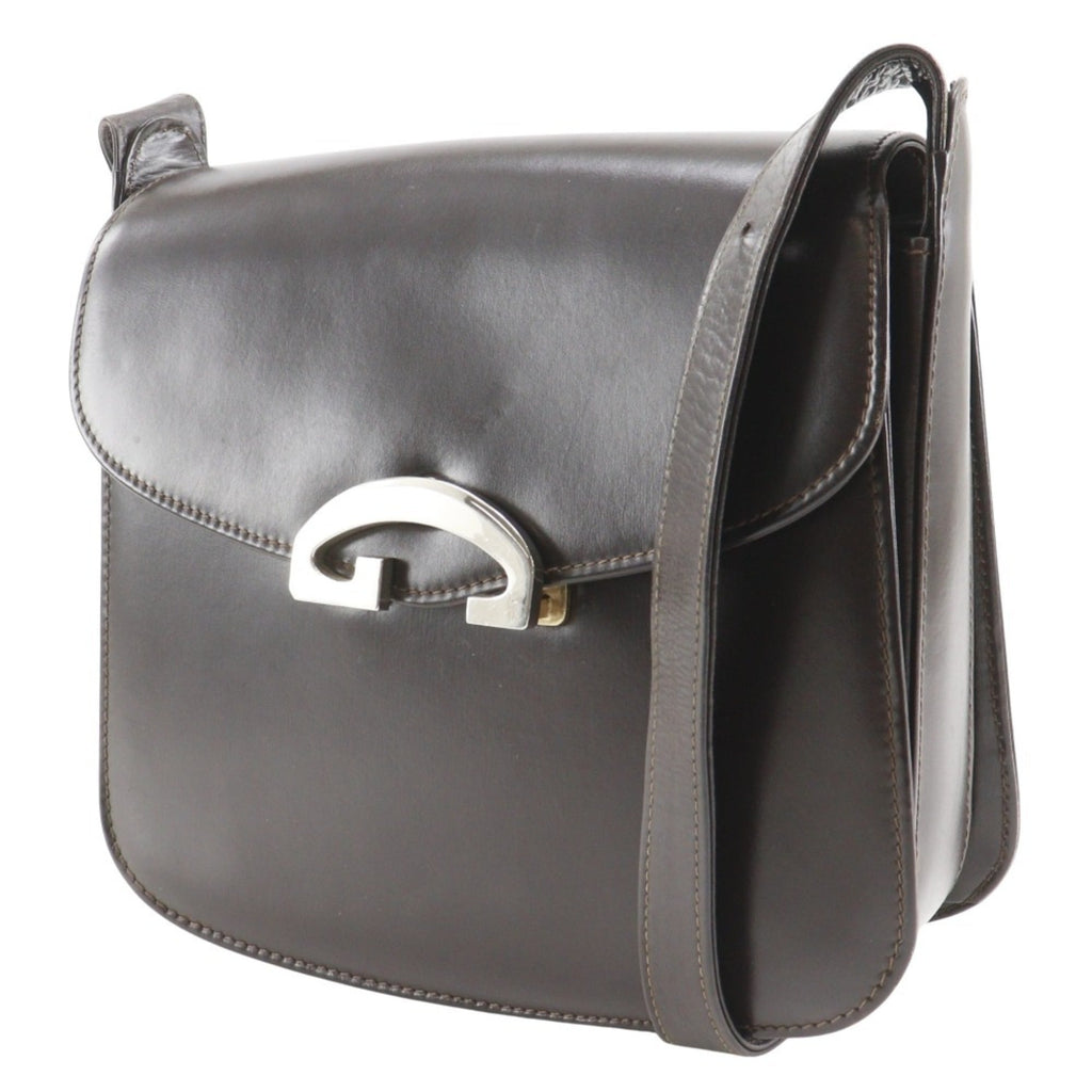 Interlocking Shoulder Bag Leather Medium