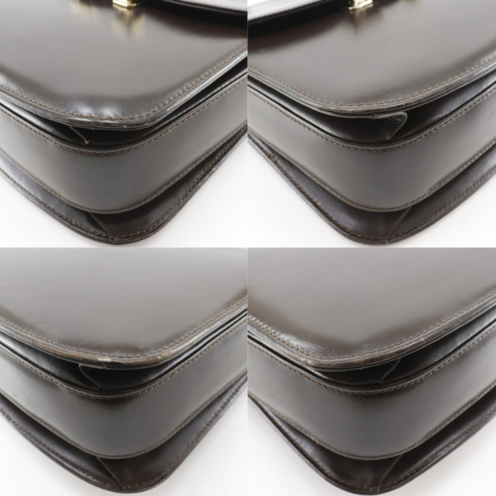 Interlocking Shoulder Bag Leather Medium