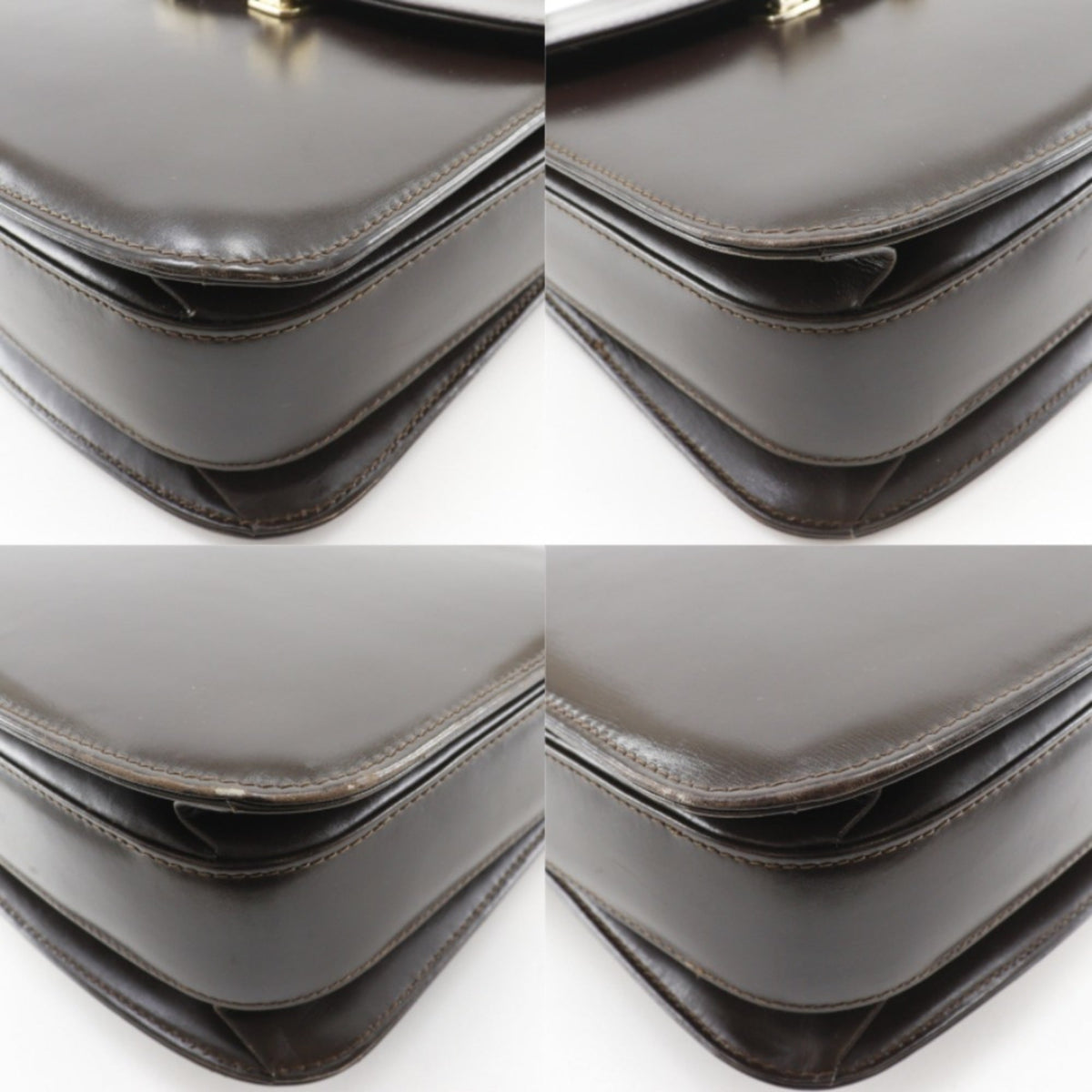 Interlocking Shoulder Bag Leather Medium