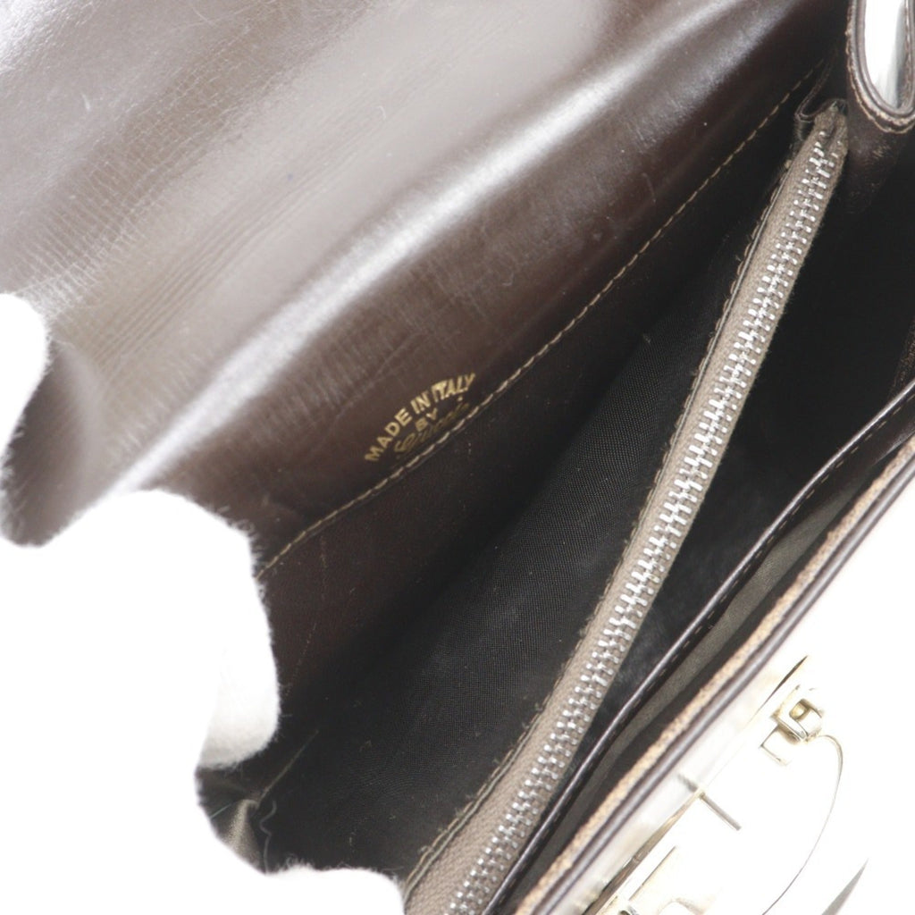 Interlocking Shoulder Bag Leather Medium