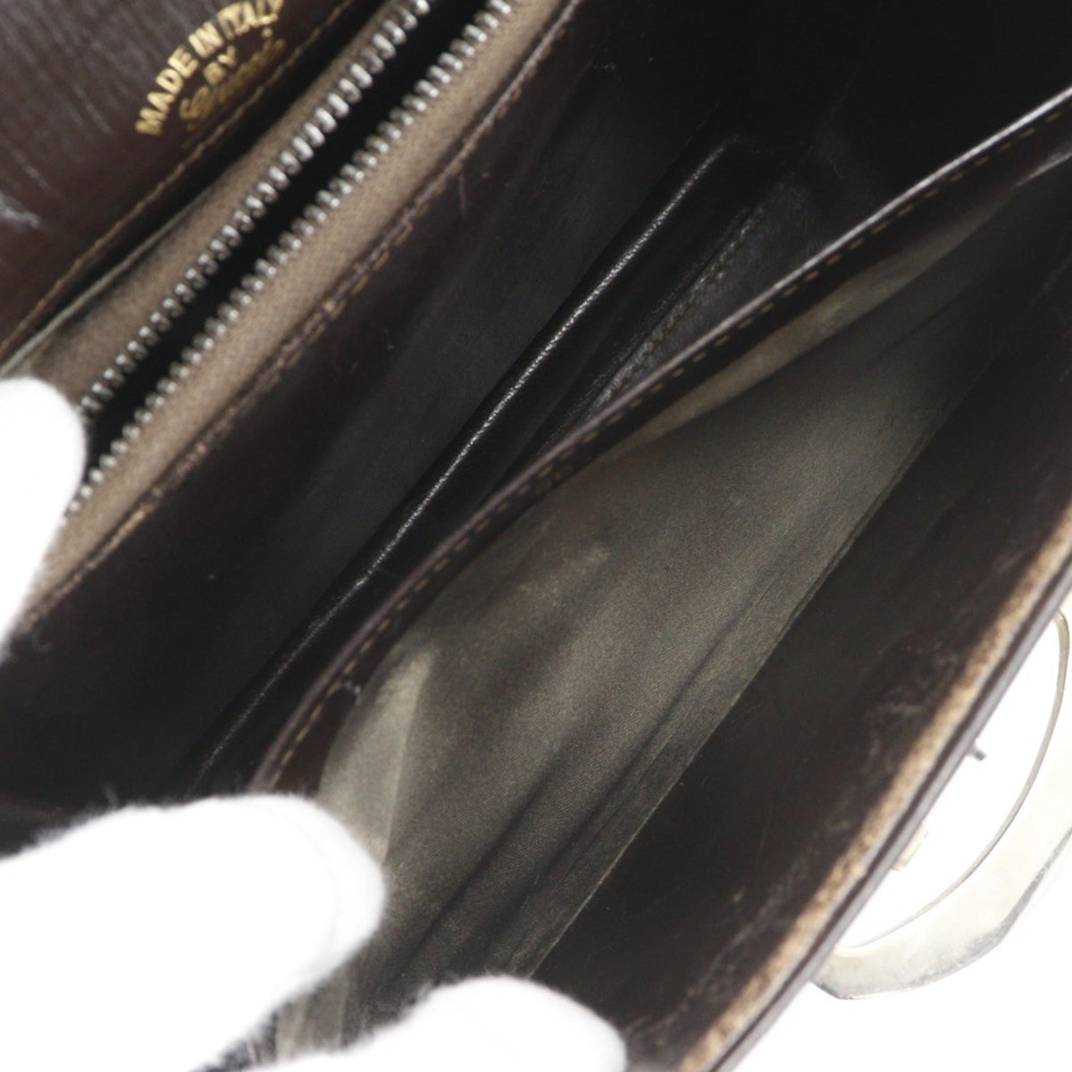 Interlocking Shoulder Bag Leather Medium