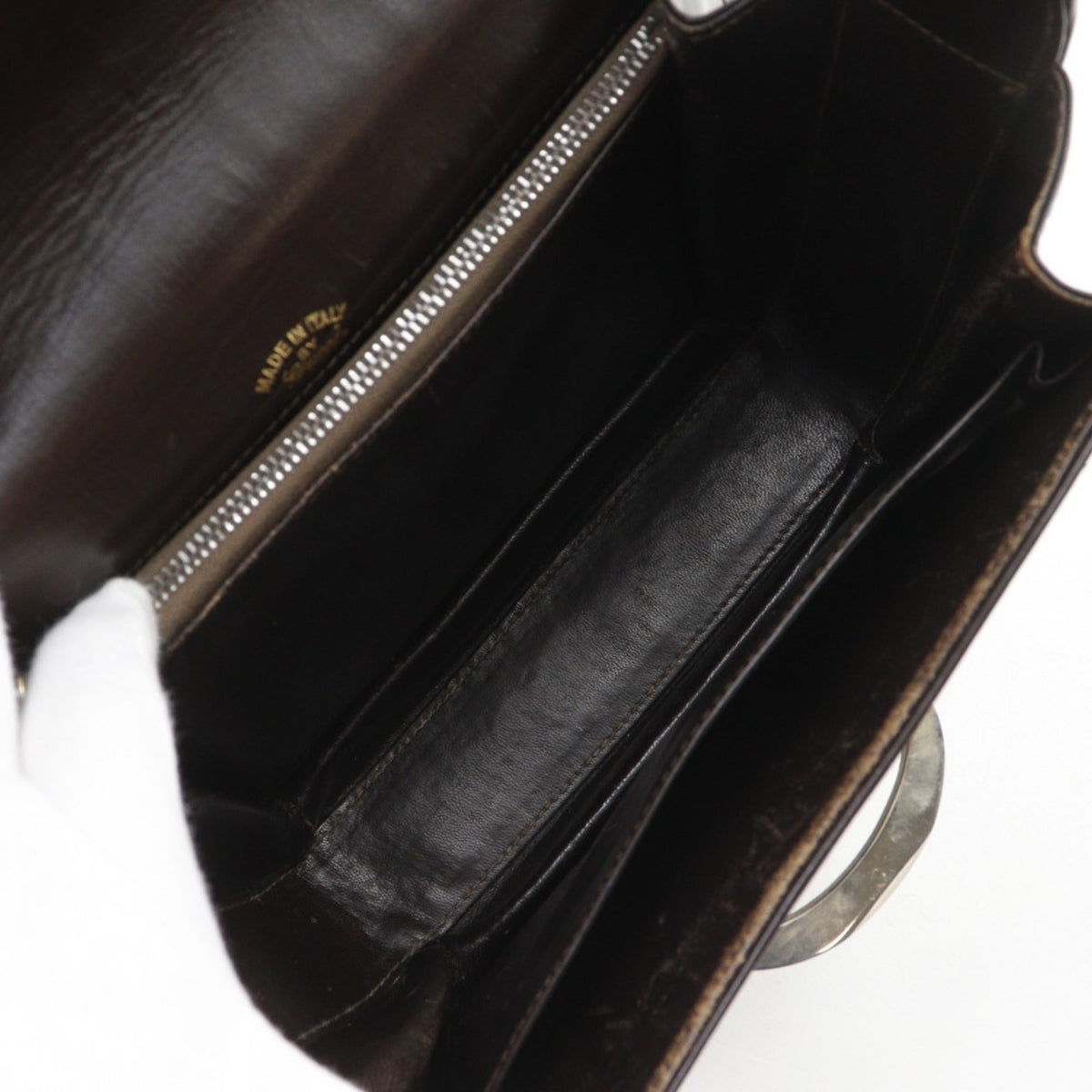 Interlocking Shoulder Bag Leather Medium
