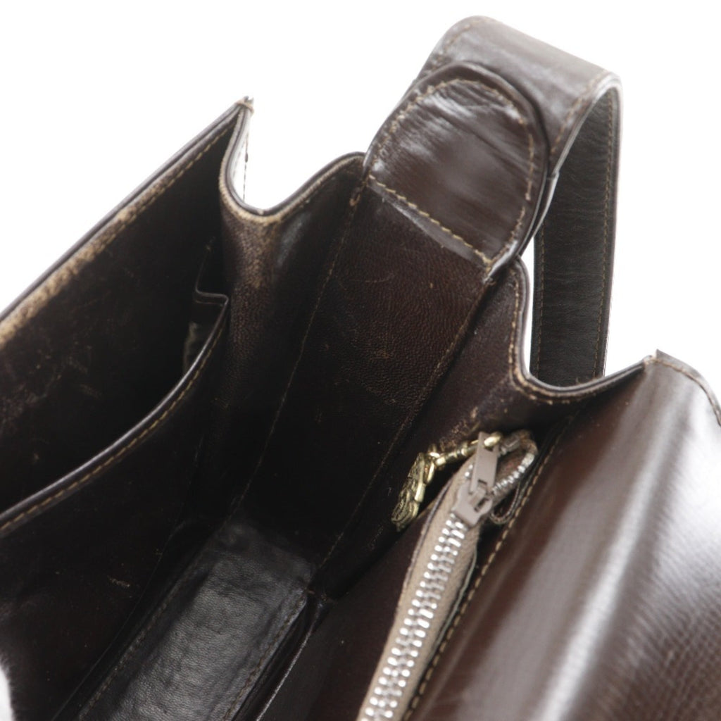 Interlocking Shoulder Bag Leather Medium