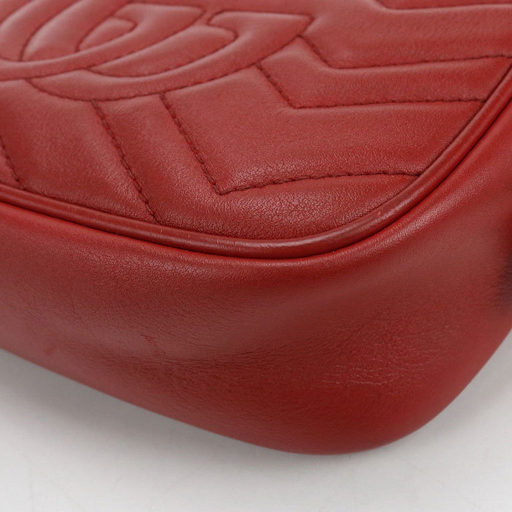 GG Marmont Shoulder Bag Matelasse Leather Mini