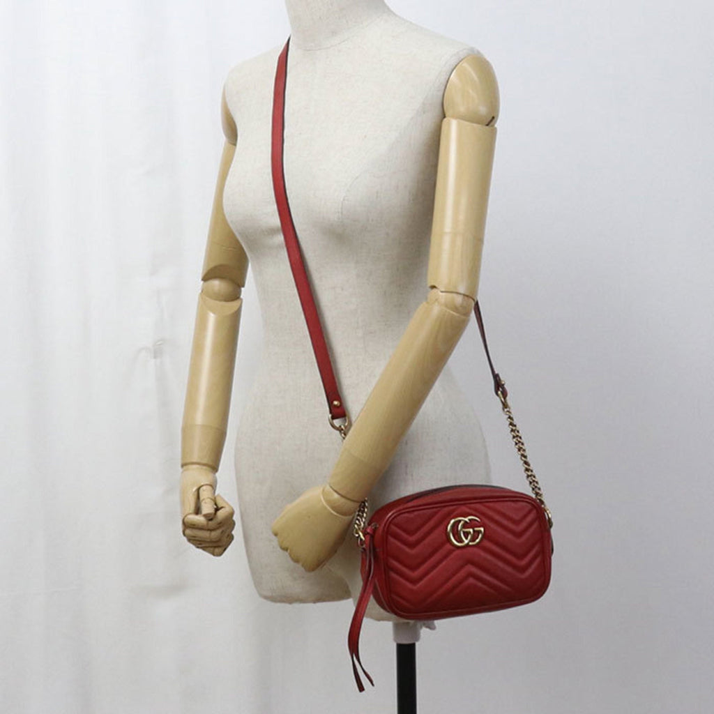 GG Marmont Shoulder Bag Matelasse Leather Mini