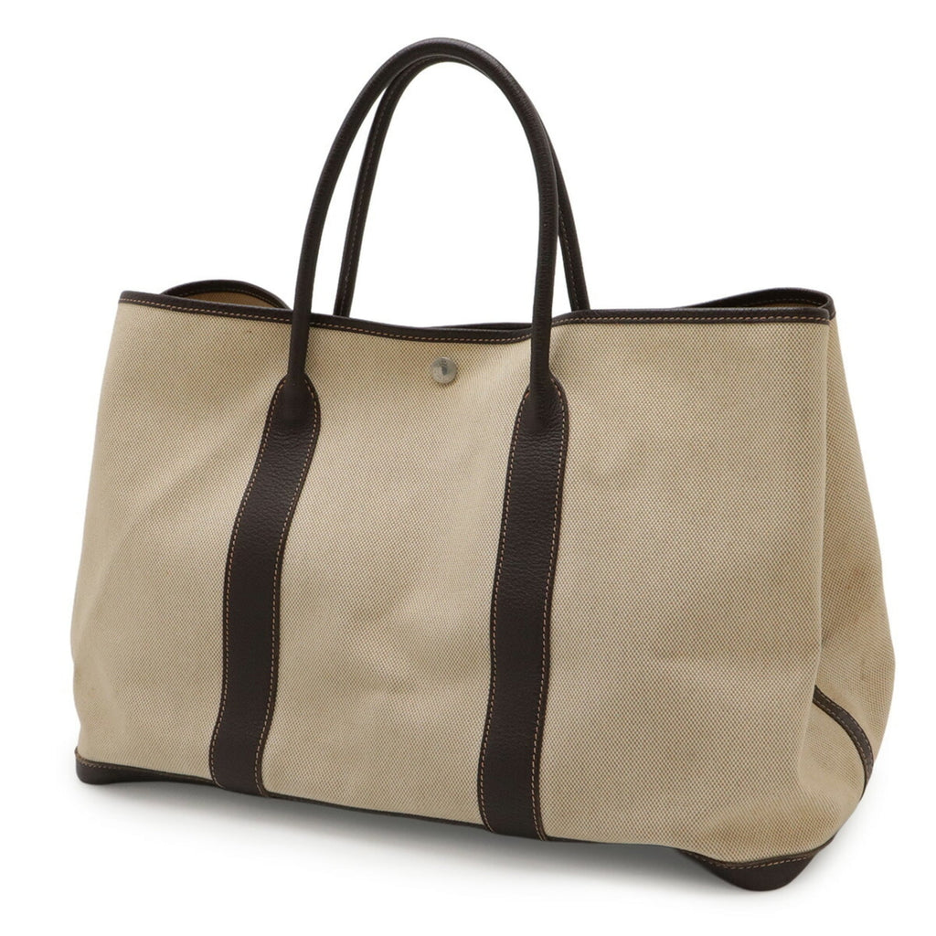 Garden Party Tote Toile and Leather 36