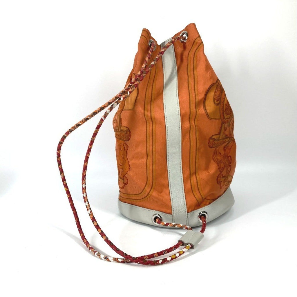 Soie Cool Handbag Printed Silk and Calfskin Medium