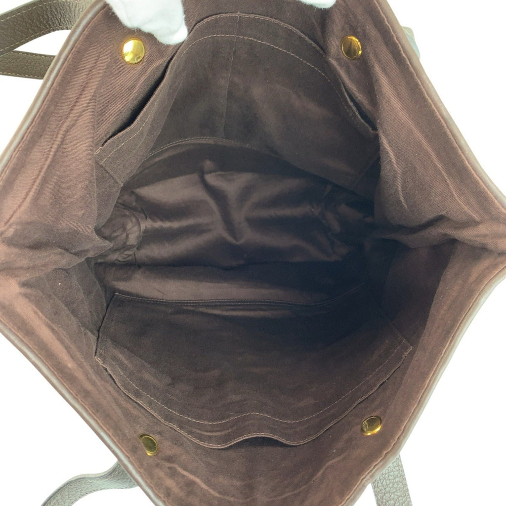 Chennai Tote Woven Leather and Canvas MM