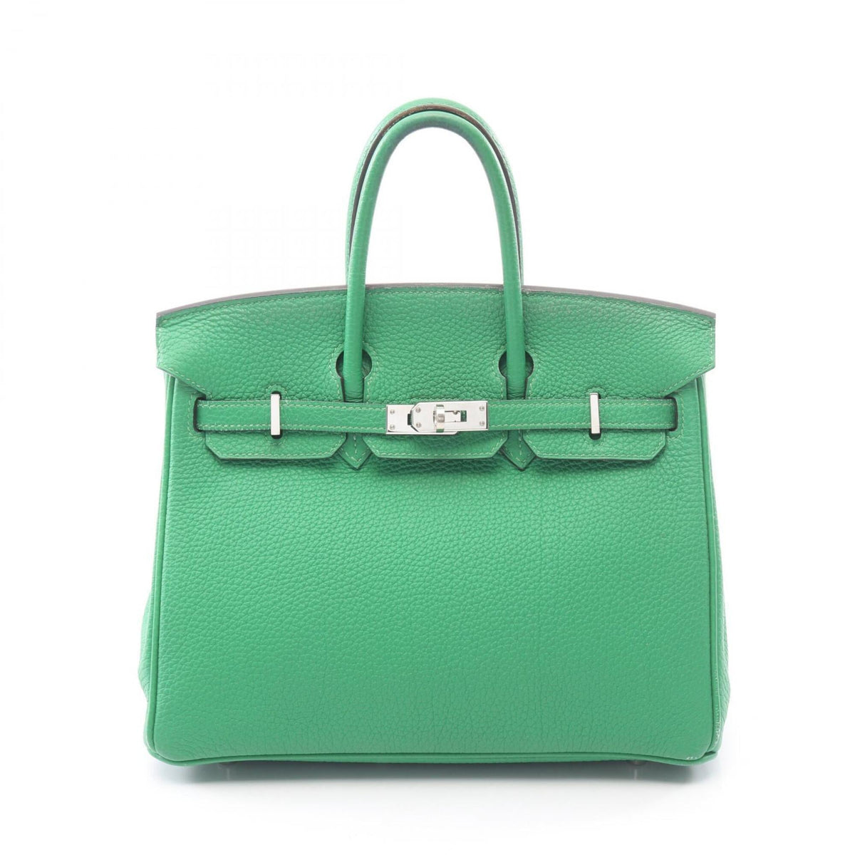 Birkin Handbag Green Togo with Palladium Hardware 25
