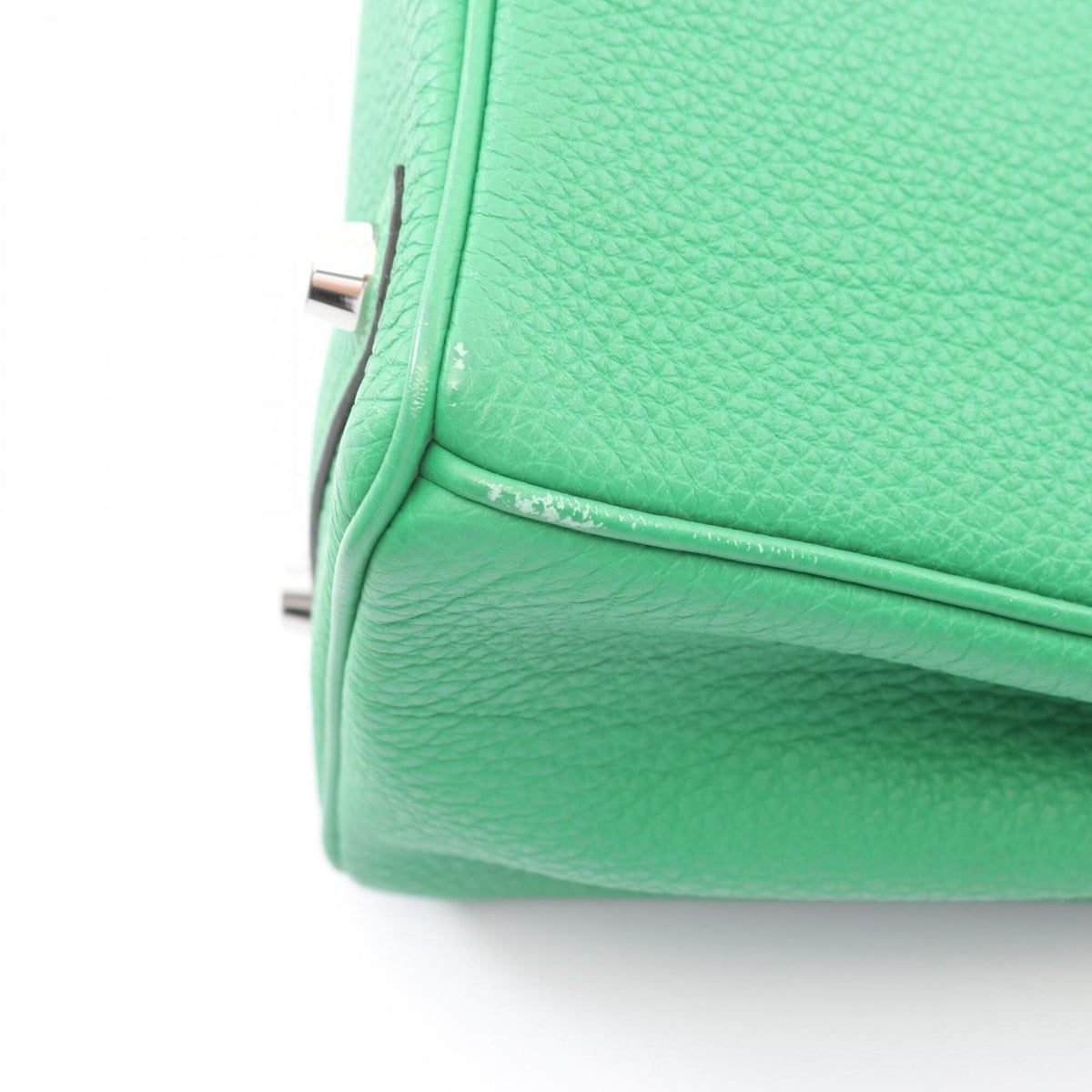 Birkin Handbag Green Togo with Palladium Hardware 25