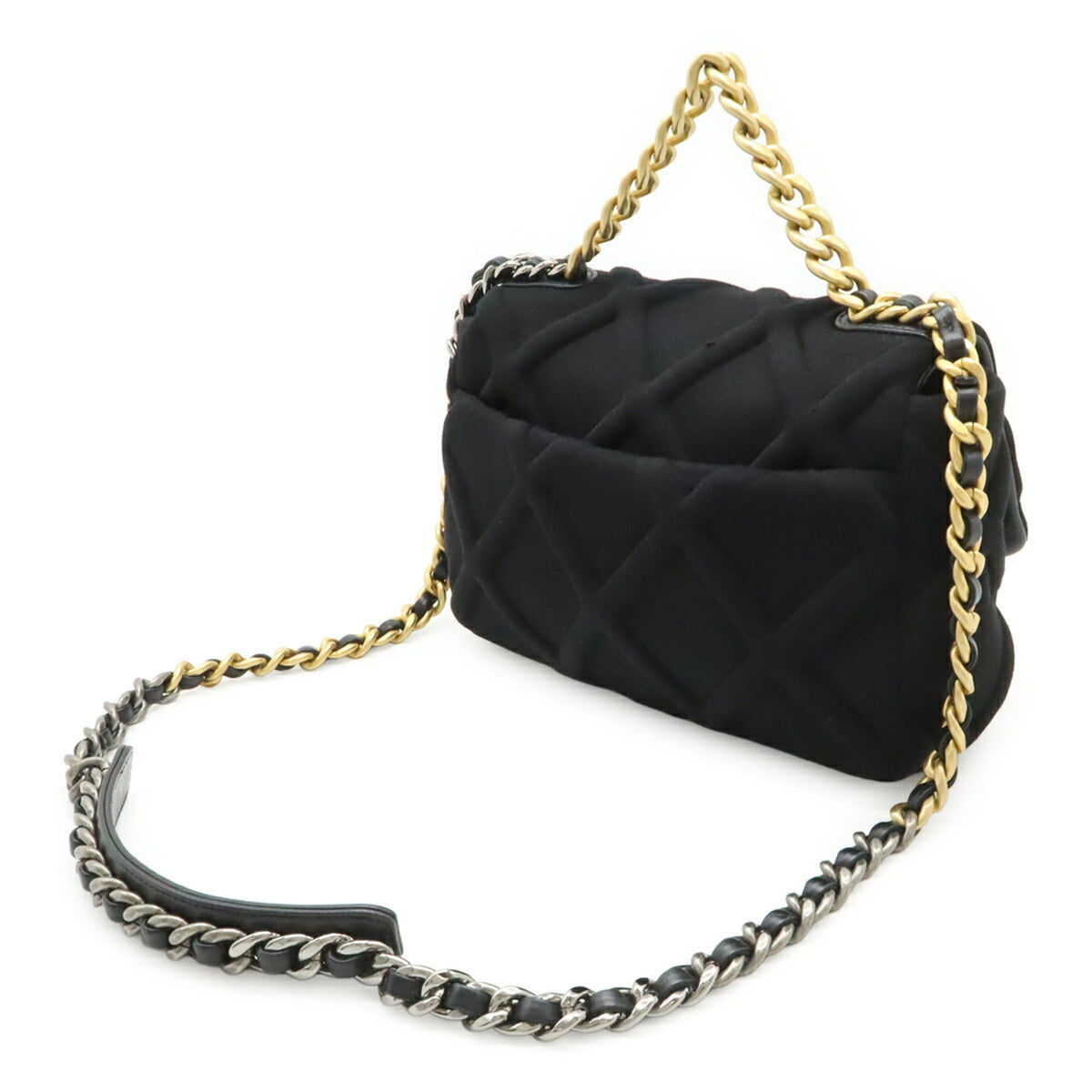 19 Flap Bag Quilted Jersey Large