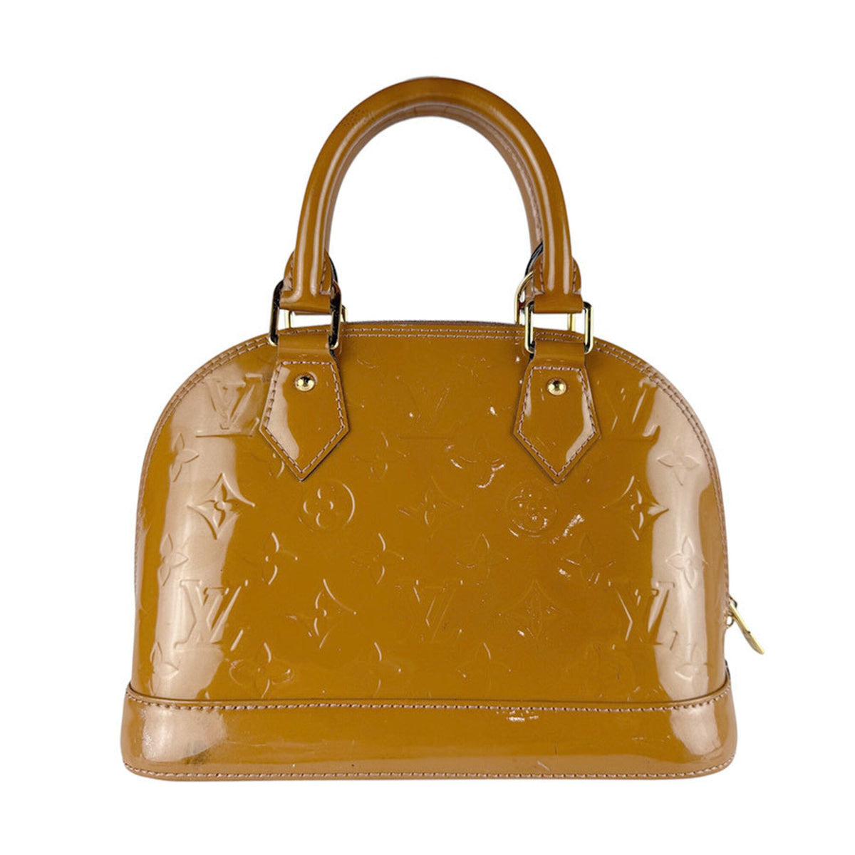 Alma Handbag Monogram Vernis BB