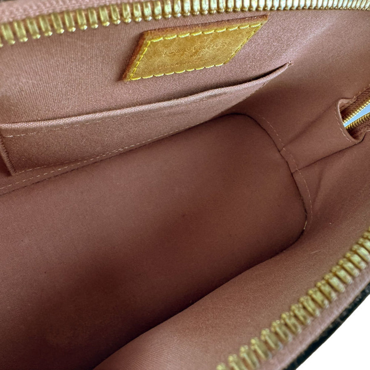 Alma Handbag Monogram Vernis BB