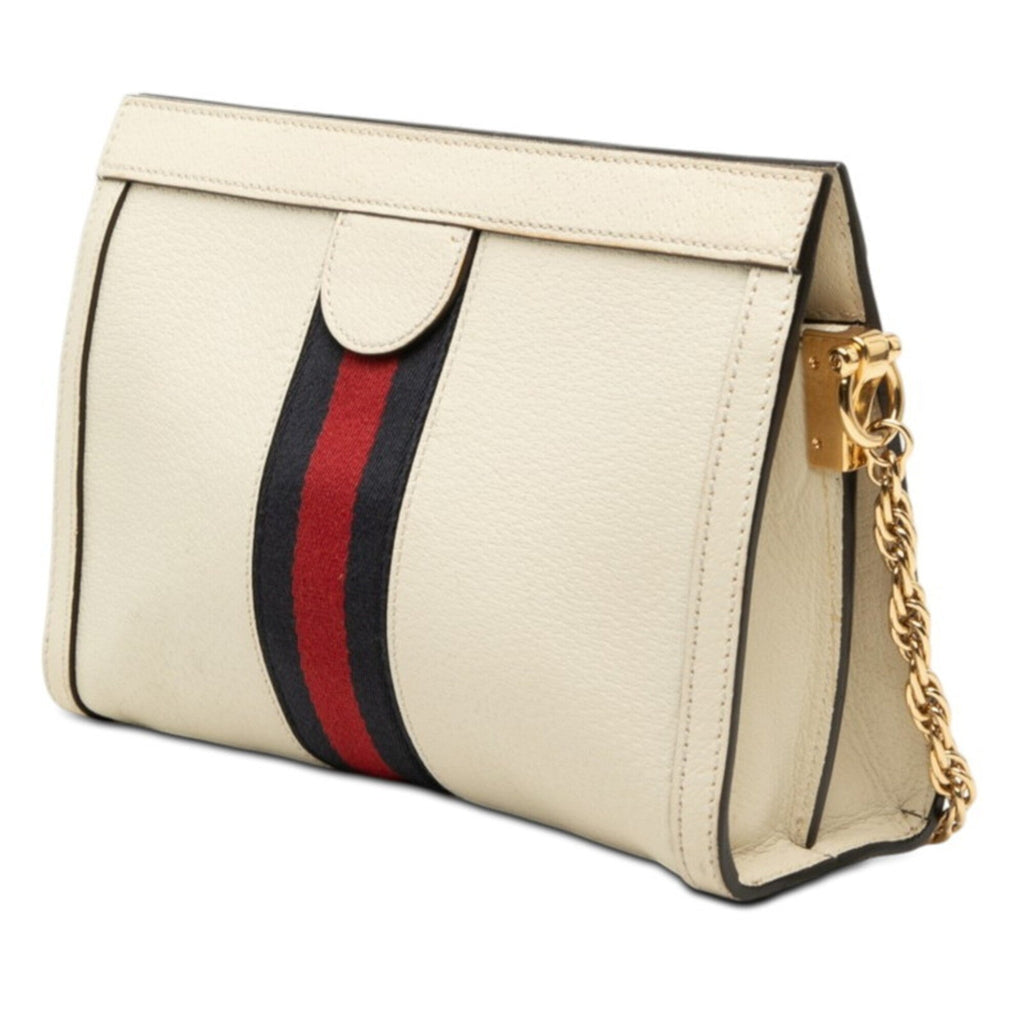 Ophidia Chain Shoulder Bag Leather Small