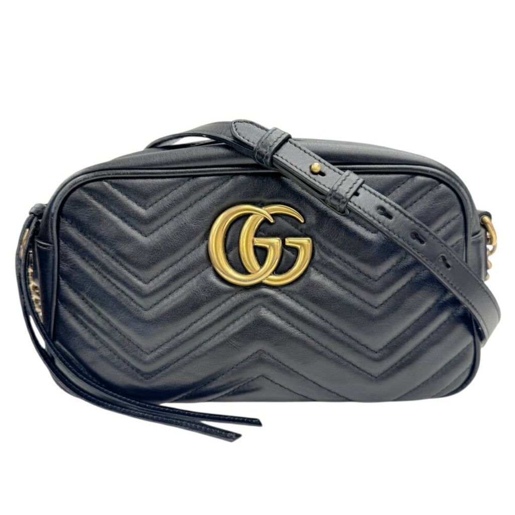 GG Marmont Shoulder Bag Matelasse Leather Small