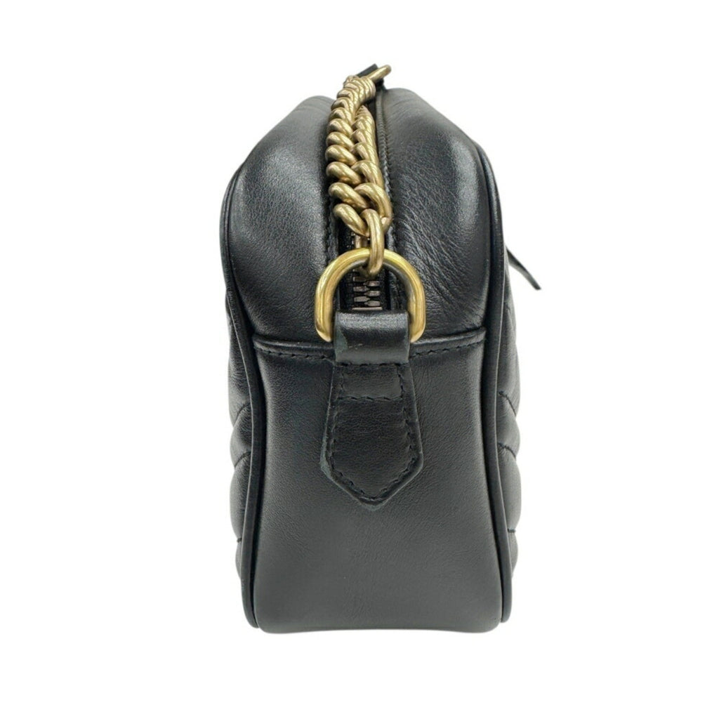 GG Marmont Shoulder Bag Matelasse Leather Small