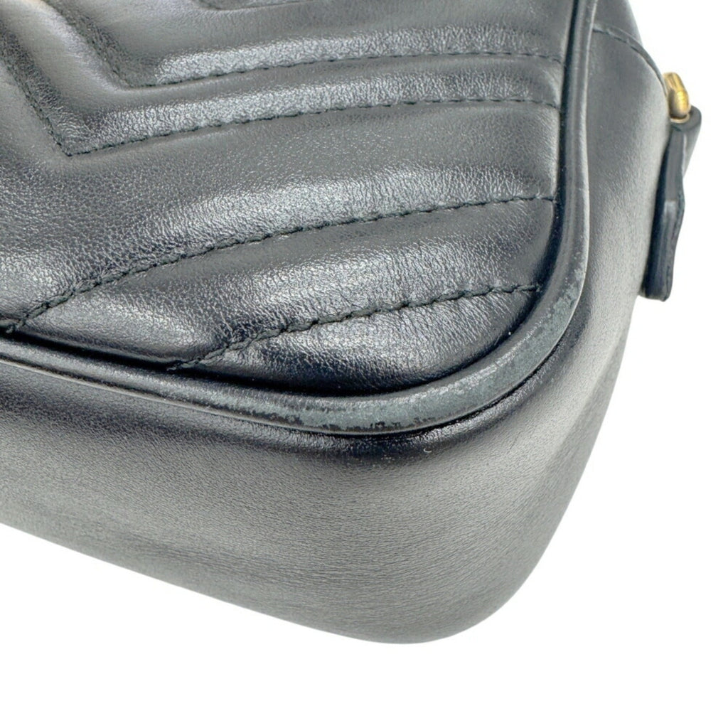 GG Marmont Shoulder Bag Matelasse Leather Small