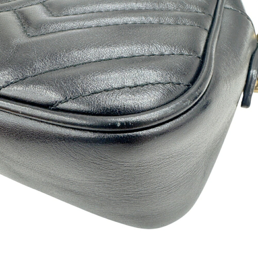 GG Marmont Shoulder Bag Matelasse Leather Small