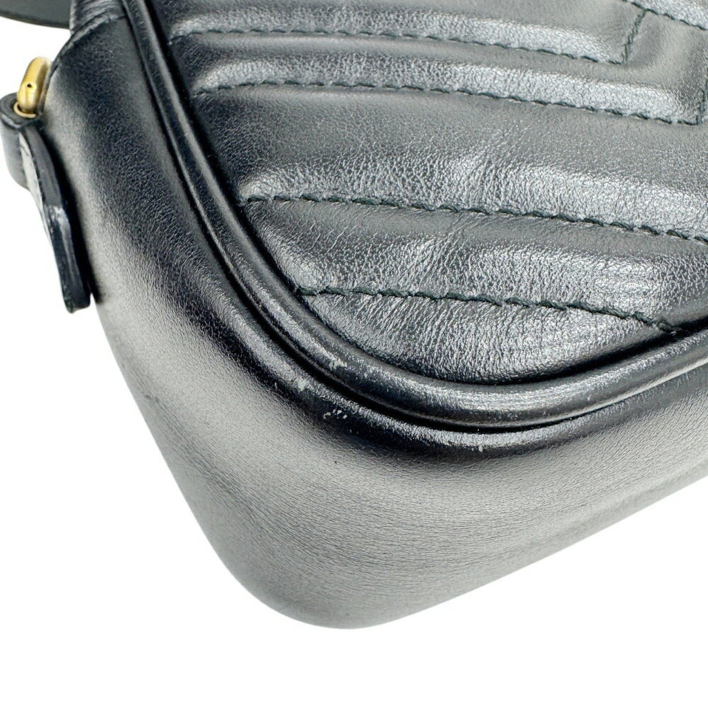 GG Marmont Shoulder Bag Matelasse Leather Small