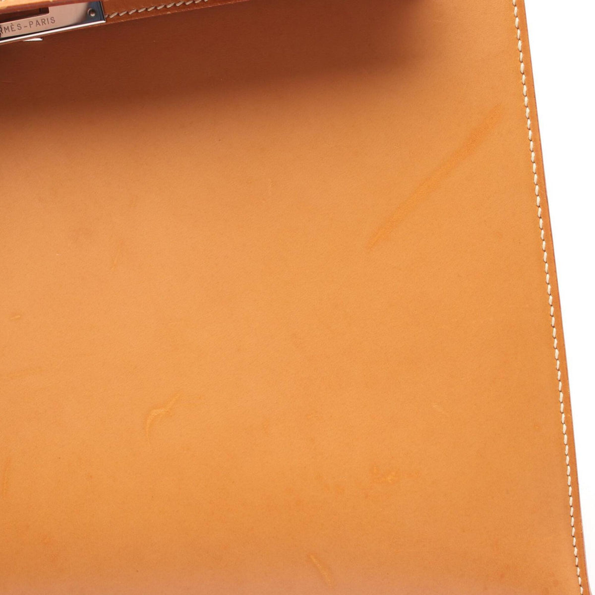 Kelly Handbag Brown Epsom with Palladium Hardware 32