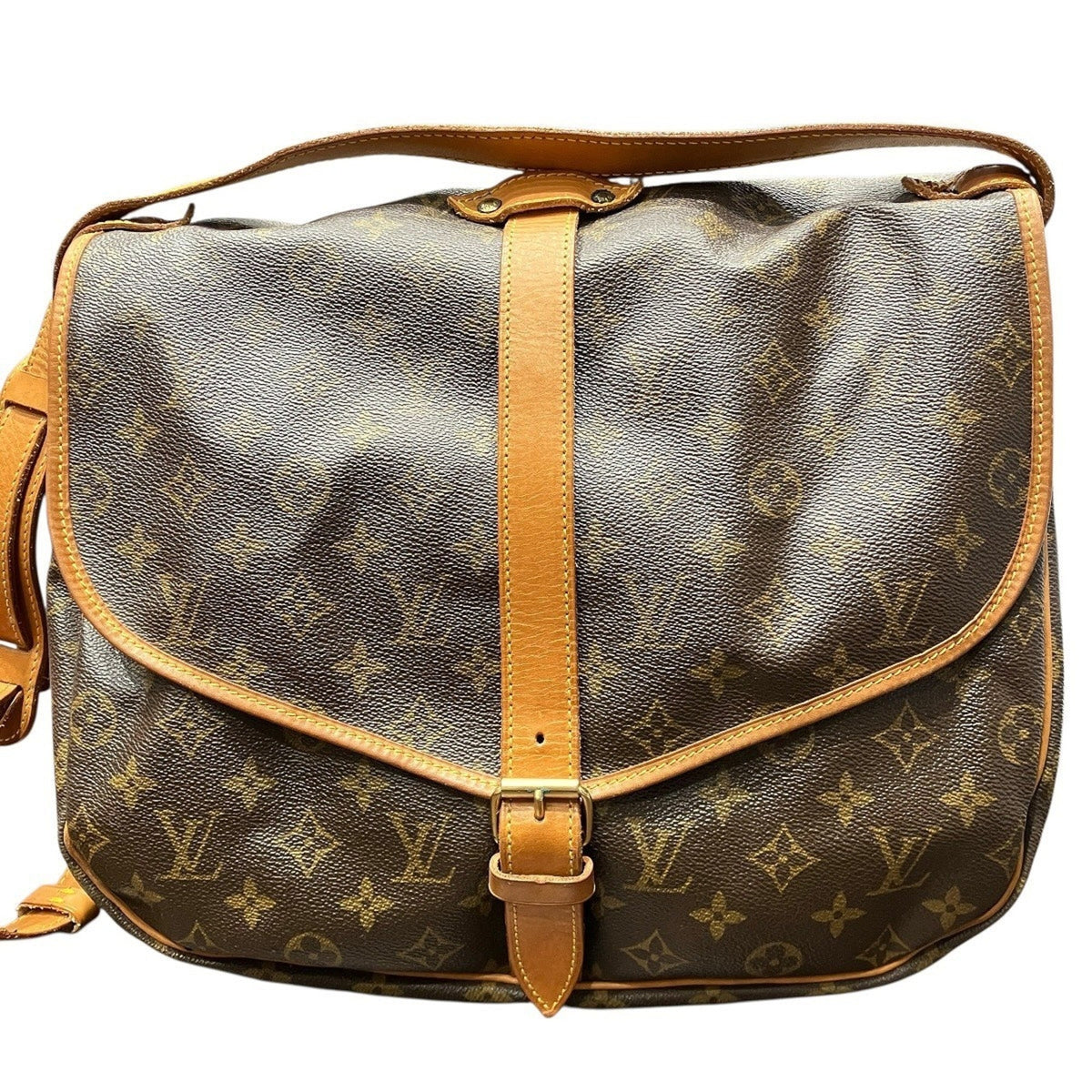 Saumur Handbag Monogram Canvas 35