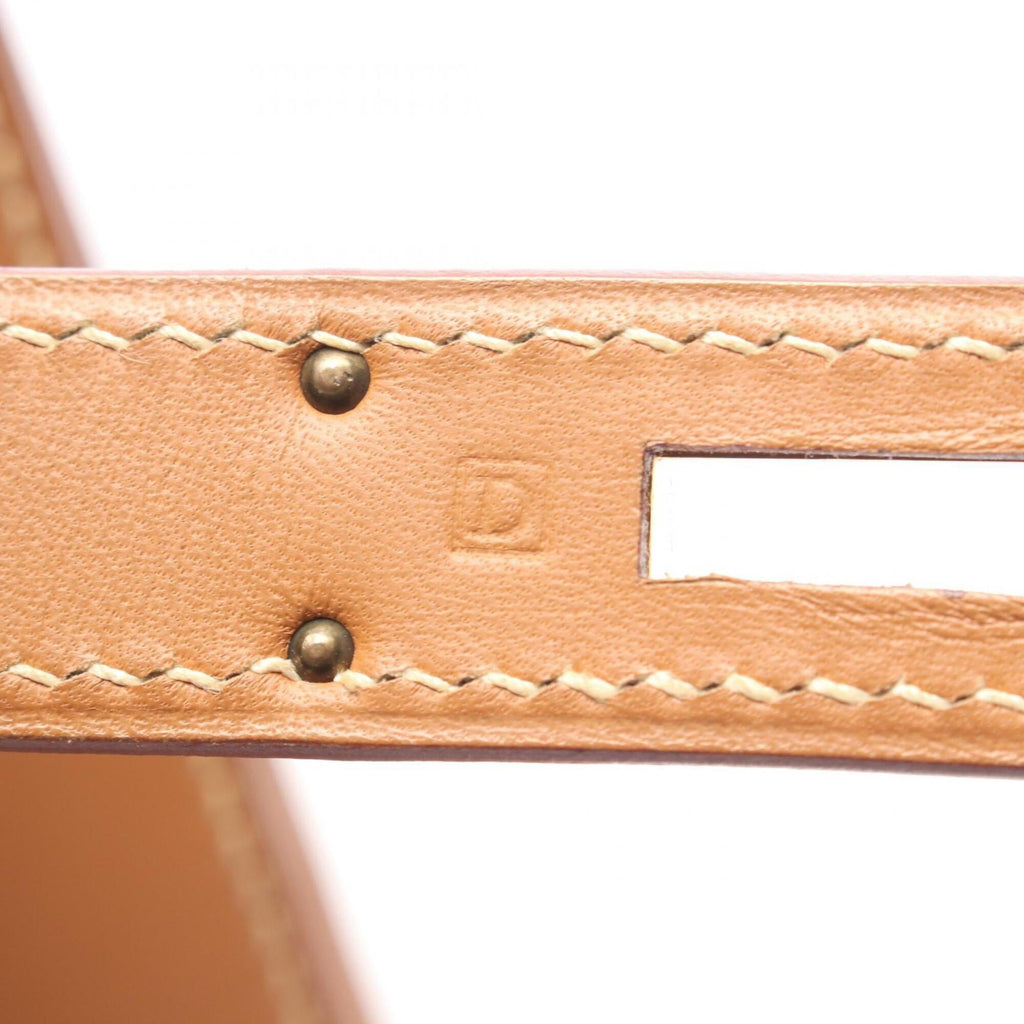 Kelly Handbag Brown Epsom with Gold Hardware 32