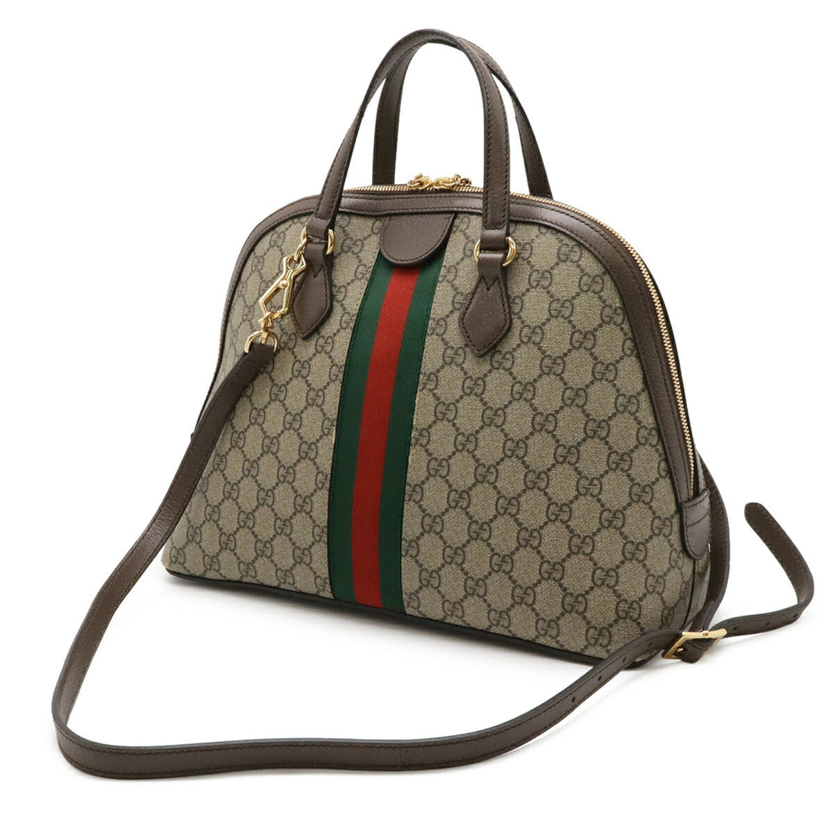 Ophidia Dome Top Handle Bag GG Coated Canvas Medium