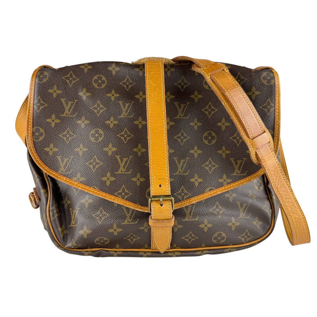 Saumur Handbag Monogram Canvas 35