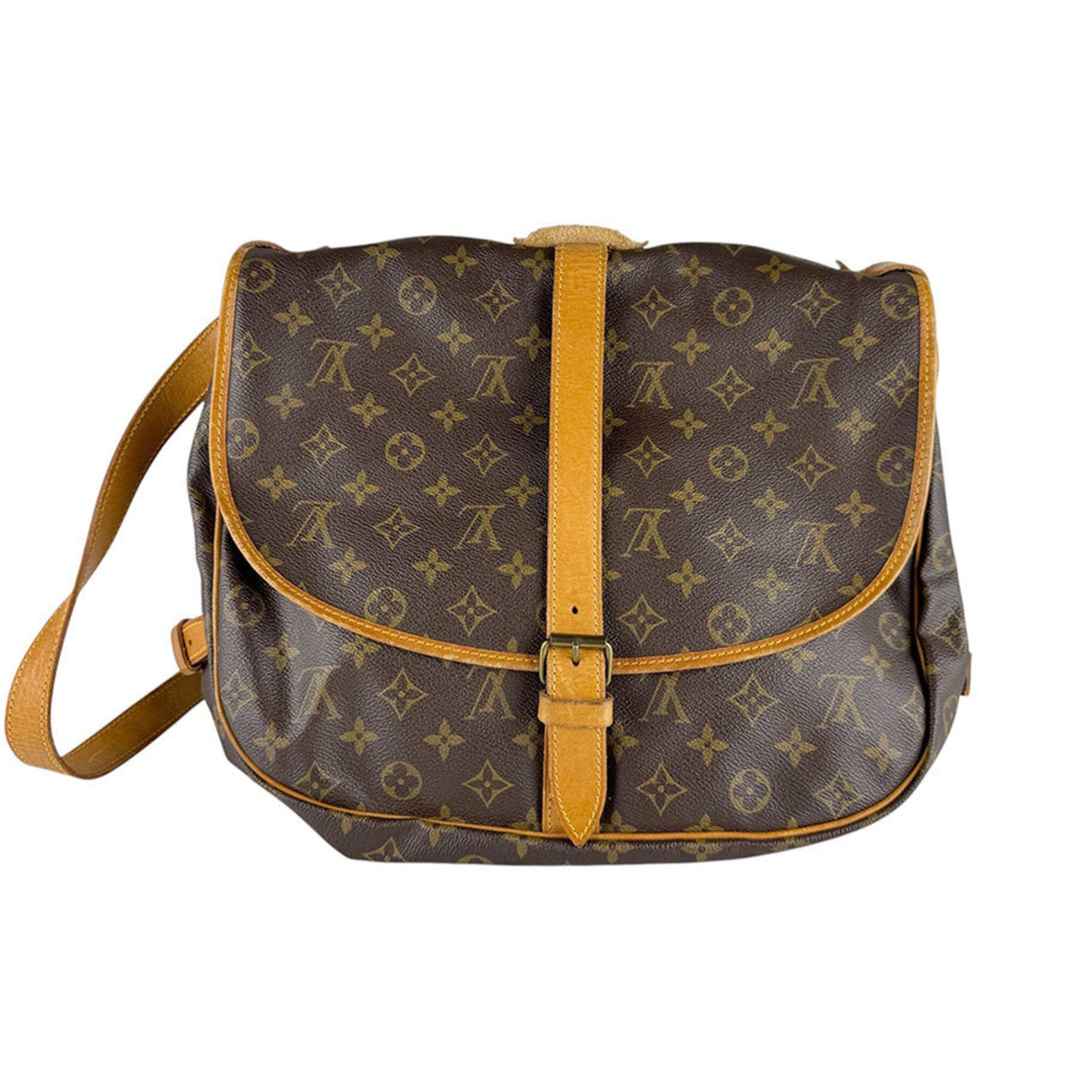 Saumur Handbag Monogram Canvas 35