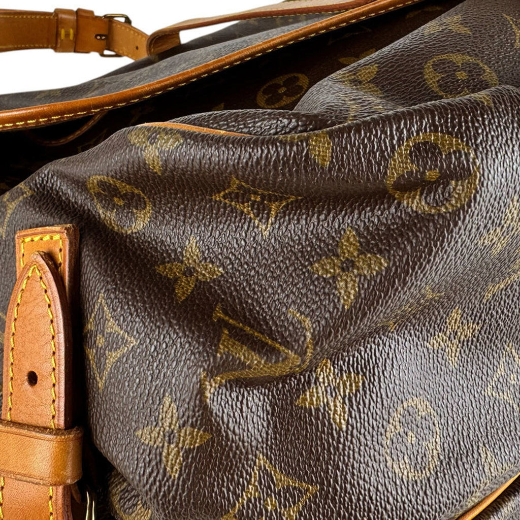 Saumur Handbag Monogram Canvas 35