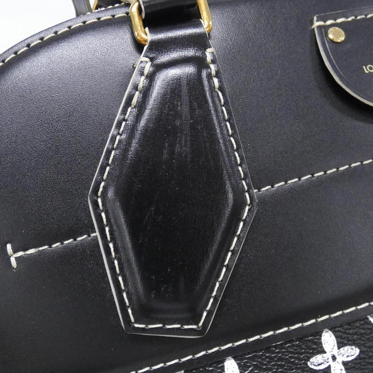 Alma Souple Handbag Limited Edition Grace Coddington Catogram Canvas and Calfskin MM