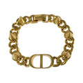 30 Montaigne CD Bracelet Gold Plated