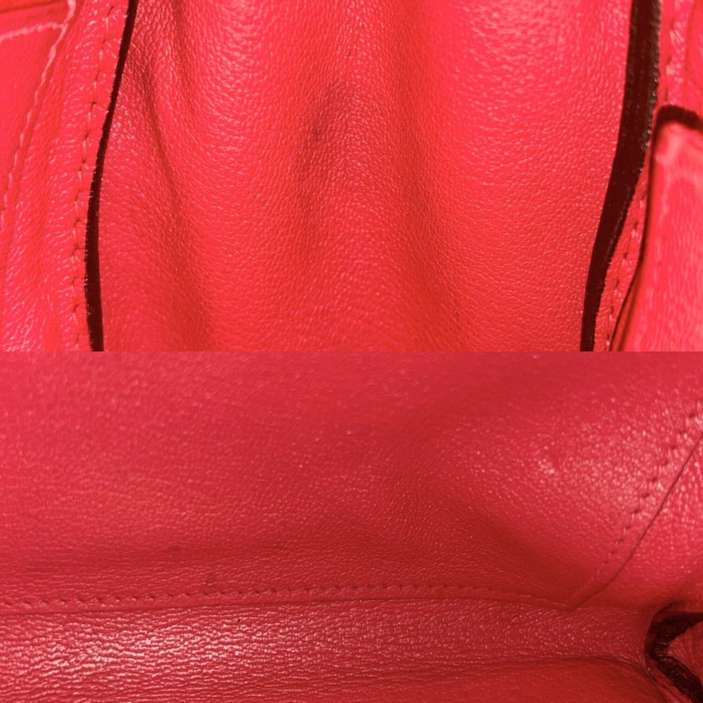 Kelly Handbag Red Togo with Gold Hardware 28