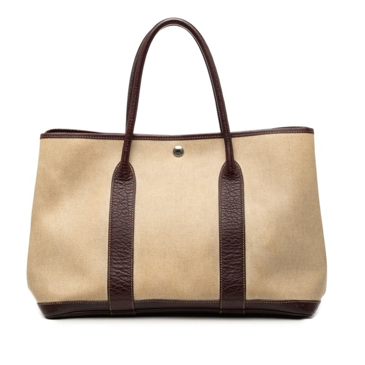 Garden Party Tote Toile and Leather 36