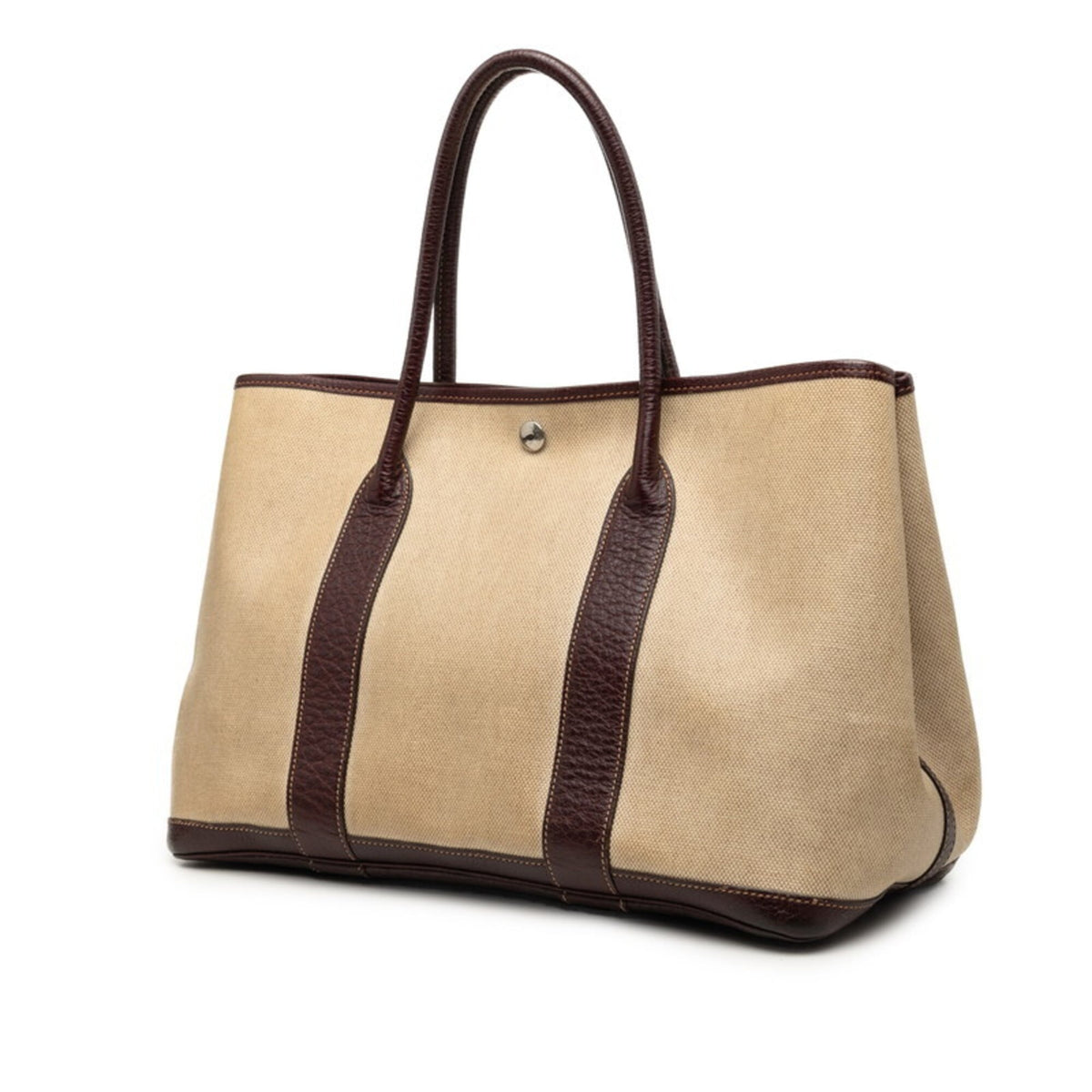 Garden Party Tote Toile and Leather 36