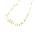 30 Montaigne Pendant Necklace Gold White