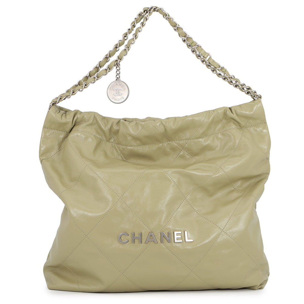 22 Chain Hobo Quilted Calfskin Small