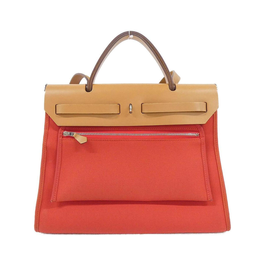 Herbag Zip Leather and Toile 31