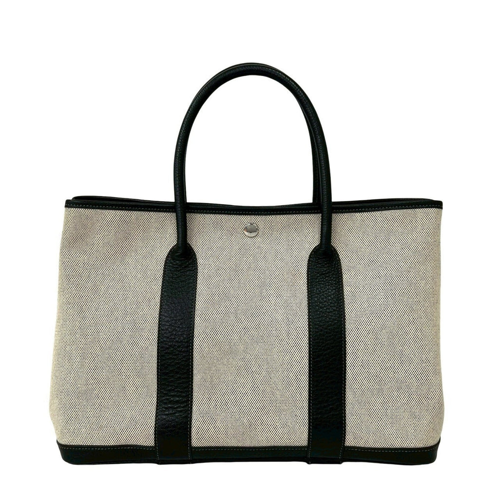Garden Party Tote Toile and Leather 36