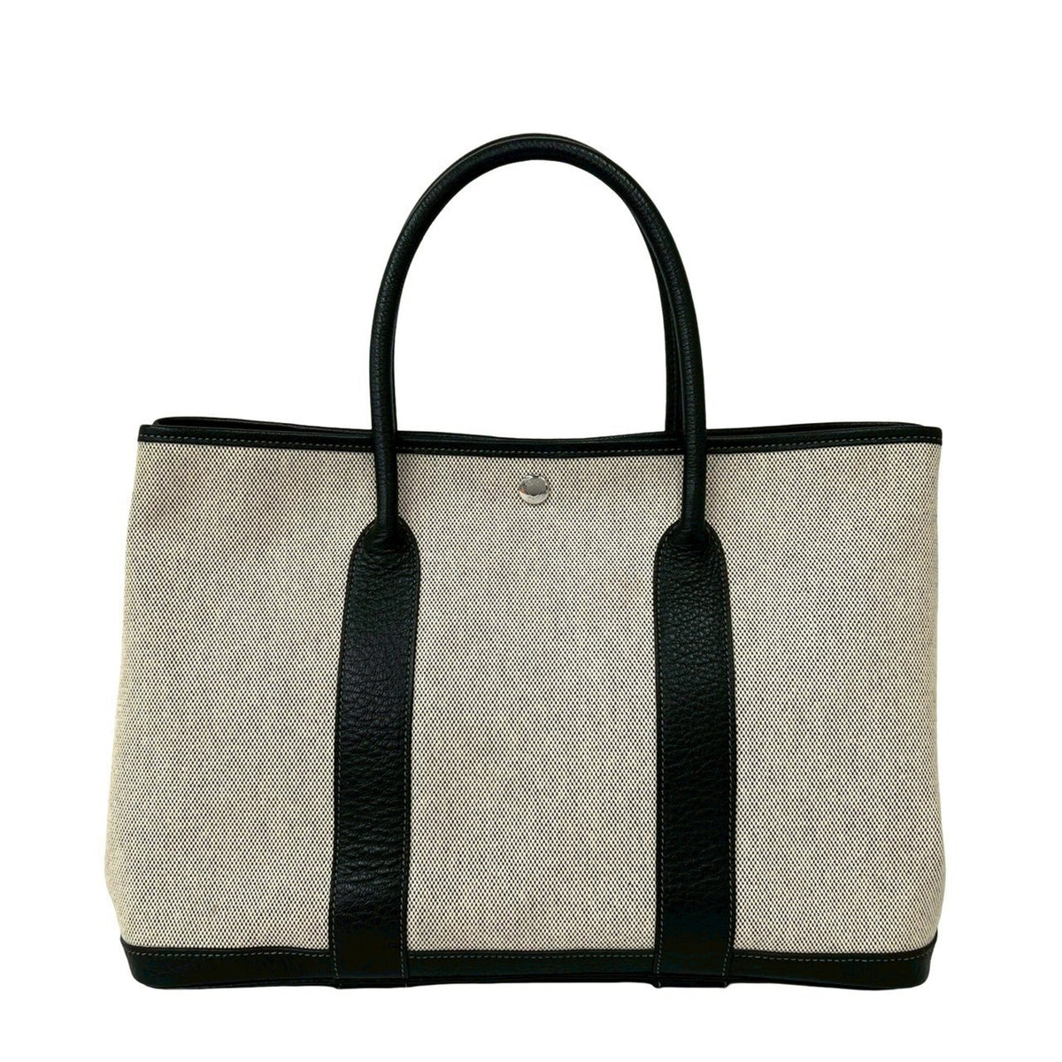 Garden Party Tote Toile and Leather 36