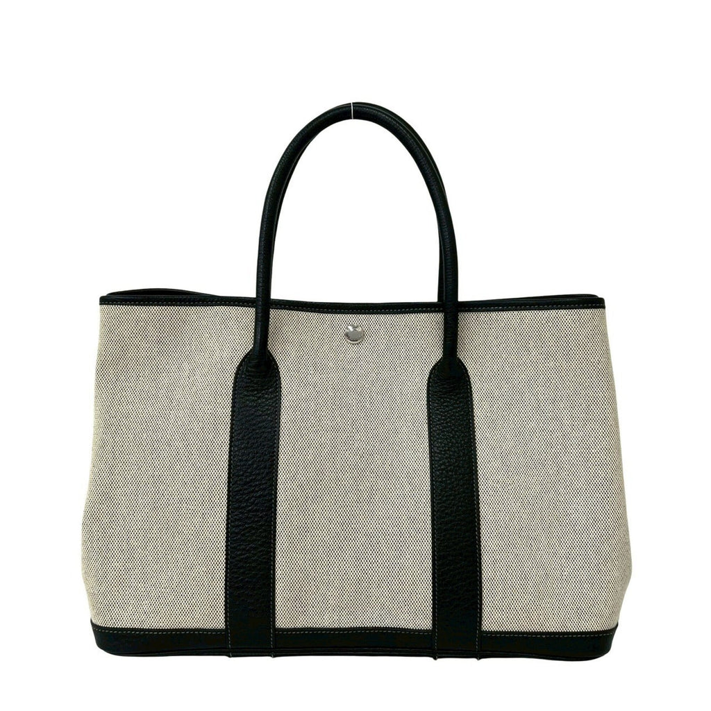 Garden Party Tote Toile and Leather 36