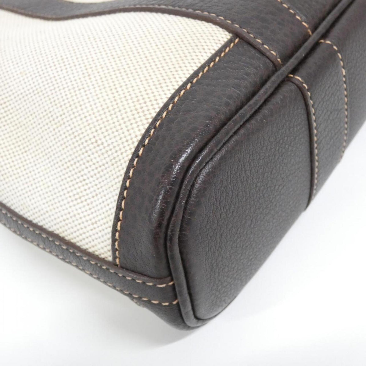 Garden File Tote Toile and Leather 28