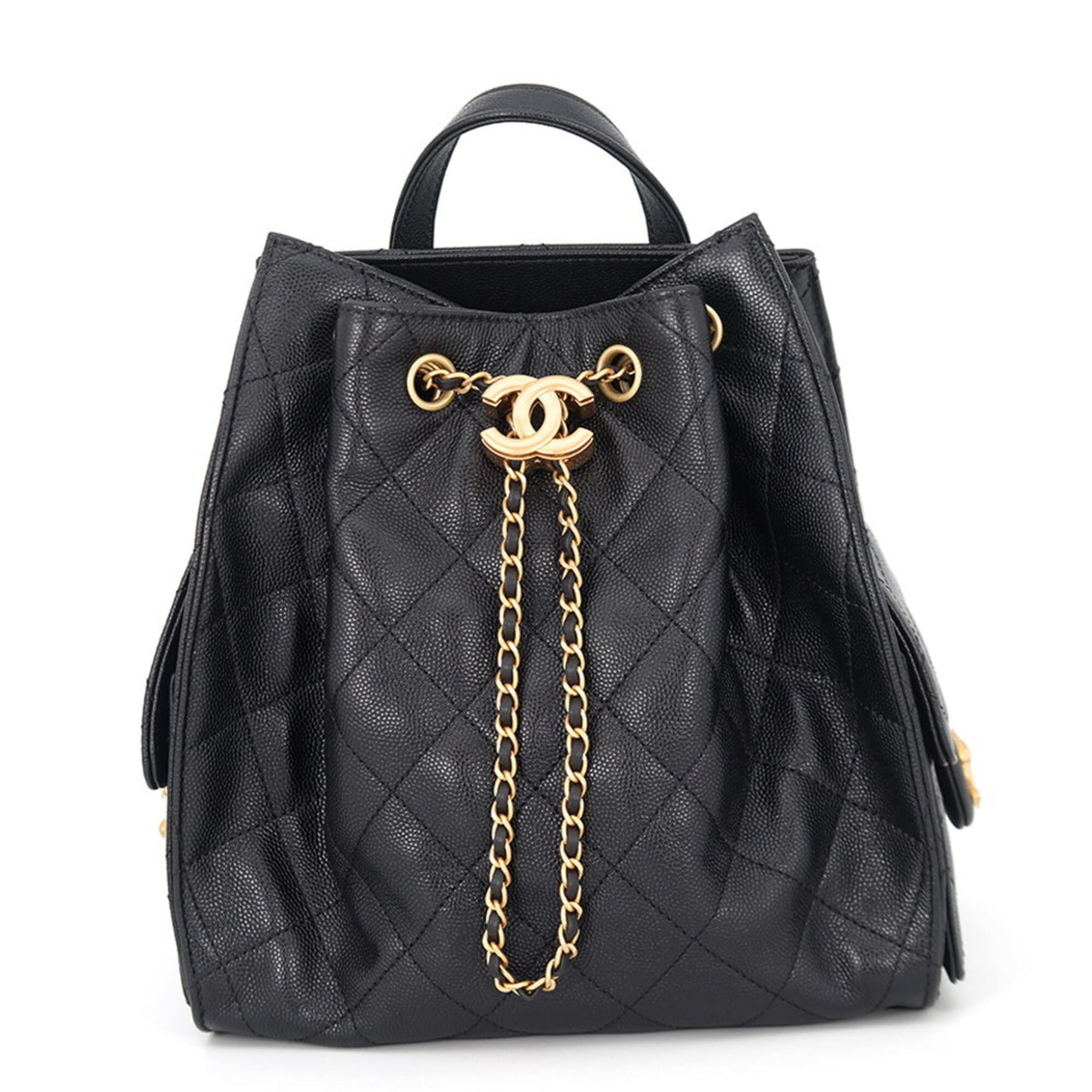 25 Hobo Bag Quilted Caviar Small